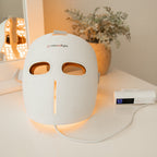 Recharge+ Red Light Therapy Mask Powered by Mito Red Light | With Blue, Yellow, Red and Near Infrared LED